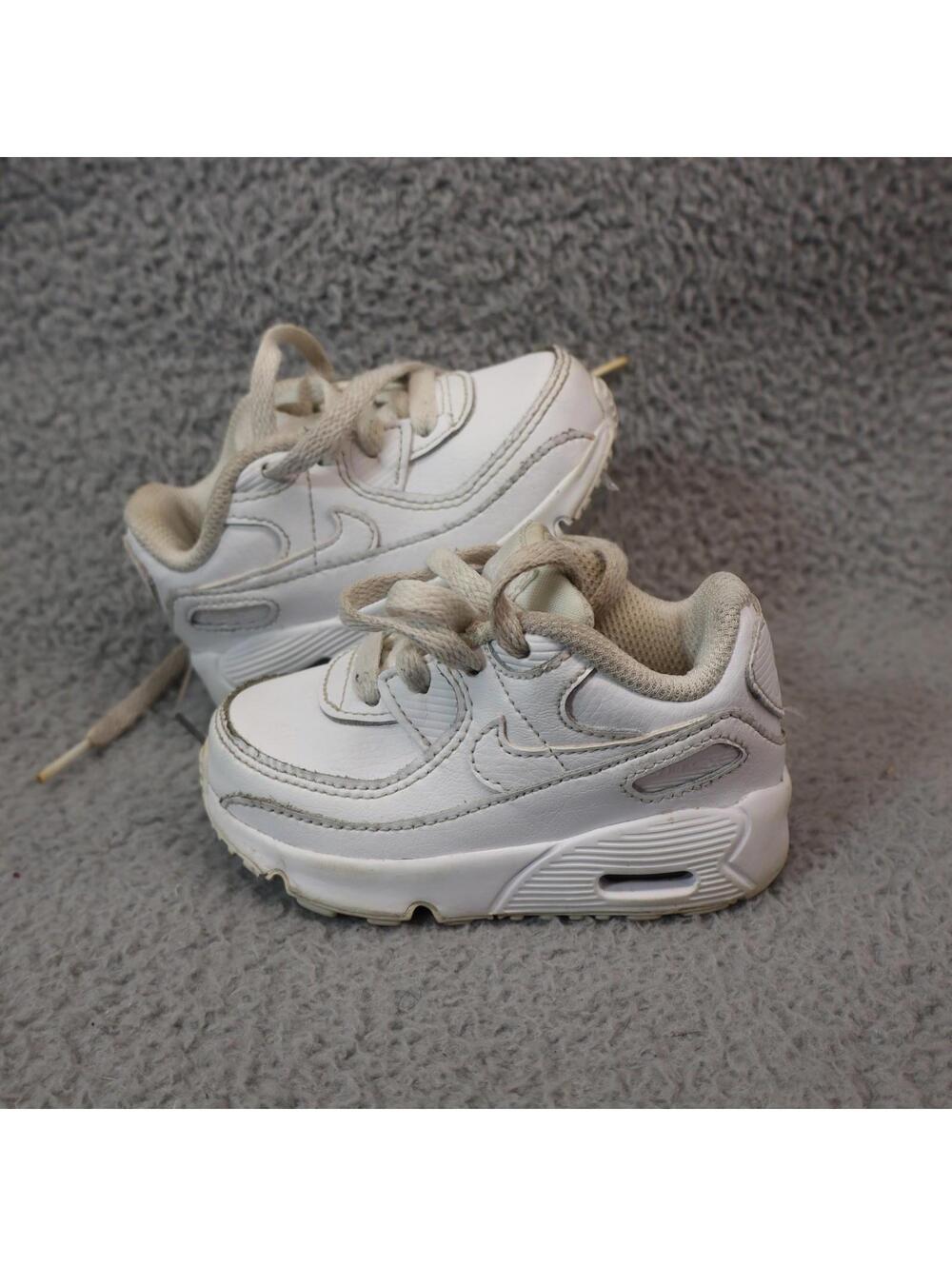 Nike Air Max 90 Toddler 5C White Shoes CD6868-100 Trainer